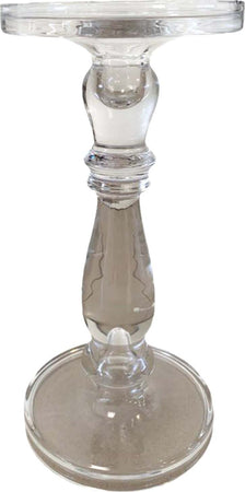 Portacandela in vetro candelabro per candela elegante. Casa e cucina/Decorazioni per interni/Candele e portacandele/Candele/Candele a colonna MagiediNatale.it - Altamura, Commerciovirtuoso.it