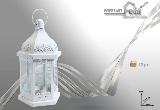 Portacandela Lumino Lanterna Bianca In Vetro Metallo Bomboniera Matrimonio 87407 Casa, arredamento e bricolage > Articoli da Giardino > Arredo giardino > Decorazione della casa > Prodotti Da Esterno Trade Shop italia - Napoli, Commerciovirtuoso.it
