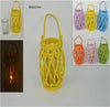 Portacandela-Porta-Candela-Lumino-Lanterna-Legno-Manico-Decorativa-23,5cm