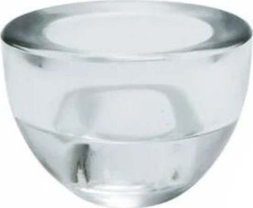 Portacandela tondo in vetro trasparente per candela e tealight elegante Casa e cucina/Decorazioni per interni/Candele e portacandele/Portacandele/Portacandele a colonna Decor Space - Altamura, Commerciovirtuoso.it