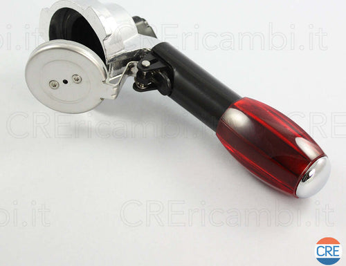 Portacapsule-Alluminio-Rosso-Trasparente-per-Mokona-Trio-CF40,-CF41
