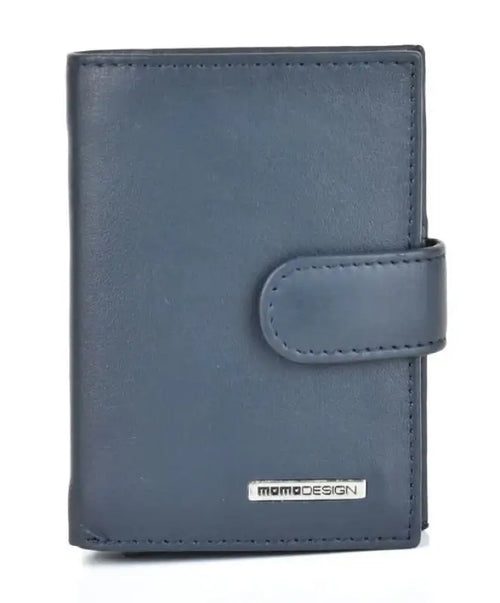 Portacarte Uomo MomoDesign mo-07pl - Blu / Taglia Unica - portacarte