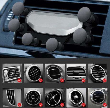Portacellulare Auto Universale Griglia Di Ventilazione 6 Punti Fissaggio Q-zj018 Elettronica/Elettronica per veicoli/Accessori/Accessori per cellulari/Alloggiamenti Trade Shop italia - Napoli, Commerciovirtuoso.it