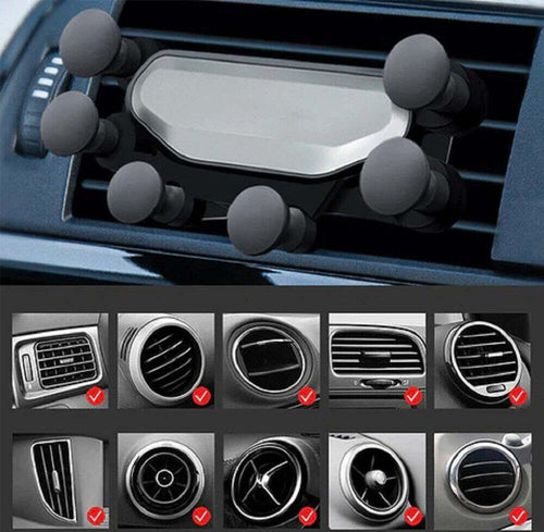Portacellulare Auto Universale Griglia Di Ventilazione 6 Punti Fissaggio Q-zj018 Elettronica/Elettronica per veicoli/Accessori/Accessori per cellulari/Alloggiamenti Trade Shop italia - Napoli, Commerciovirtuoso.it