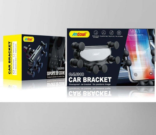 Portacellulare Auto Universale Griglia Di Ventilazione 6 Punti Fissaggio Q-zj018 Elettronica/Elettronica per veicoli/Accessori/Accessori per cellulari/Alloggiamenti Trade Shop italia - Napoli, Commerciovirtuoso.it