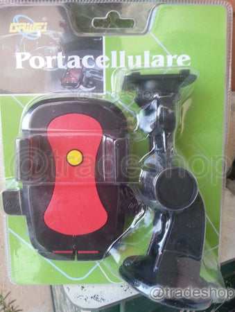 PORTACELLULARE PORTA CELLULARE PER SMARTPHONE CON SNODO E VENTOSA Elettronica/Elettronica per veicoli/Accessori/Accessori per cellulari/Alloggiamenti Trade Shop italia - Napoli, Commerciovirtuoso.it