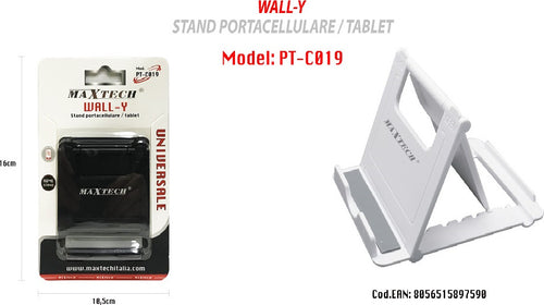 Portacellulare Stand Cellulari Tablet Supporto Universale Tavolo Maxtech Pt-c019 Accessori Ipad e Tablet Trade Shop italia - Napoli, Commerciovirtuoso.it