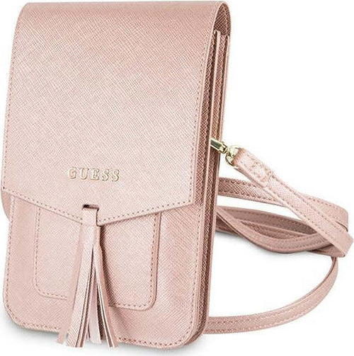 portacellulare-universale-guess-pink-con-tracolla