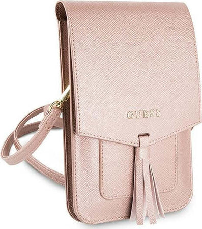 portacellulare-universale-guess-pink-con-tracolla