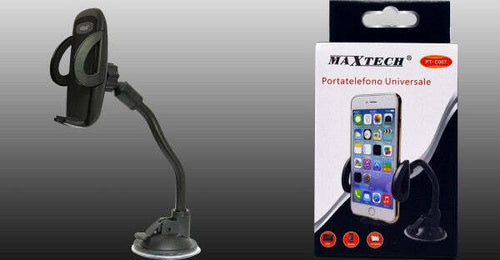 Portacellulare-Universale-Per-Auto-Per-Ipad-Smartphone-Navigatore-Maxtech-Pt-c007