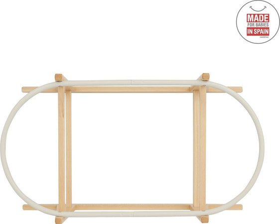 Portacestone Di Legno - Cuco Liso E 46.5X86X48.5 Cm Natural Casa e cucina/Arredamento/Cameretta bambini/Lettini per neonati e bambini/Culle basculanti La Casa Del Bebè - Napoli, Commerciovirtuoso.it