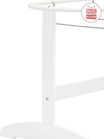 Portacestone Di Legno - Nidus Liso E 55X86.5X61 Cm Bianco Casa e cucina/Arredamento/Cameretta bambini/Lettini per neonati e bambini/Culle/Culla da trasporto La Casa Del Bebè - Napoli, Commerciovirtuoso.it