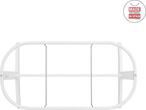 Portacestone Di Legno - Nidus Liso E 55X86.5X61 Cm Bianco Casa e cucina/Arredamento/Cameretta bambini/Lettini per neonati e bambini/Culle/Culla da trasporto La Casa Del Bebè - Napoli, Commerciovirtuoso.it