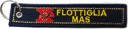 Portachiavi Flottiglia X Mas Uomo In Tessuto Ricamato Con Anello Moda/Valigie borse e accessori da viaggio/Accessori/Astucci portachiavi/Uomo Il Distintivo - Pesaro, Commerciovirtuoso.it