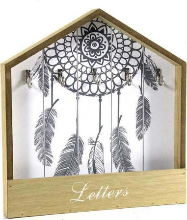 Portachiavi Lettere Appendino Legno Cassetta 27x3x30cm Indian Shabby Chic 765858 Casa e cucina/Arredamento/Ingresso/Portachiavi da parete Trade Shop italia - Napoli, Commerciovirtuoso.it