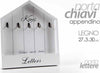 Portachiavi Lettere Posta Appendino Tavolo Da Parete Muro Legno 27x3x30cm 715358 Auto e Moto/Articoli regalo e merchandising/Portachiavi Trade Shop italia - Napoli, Commerciovirtuoso.it