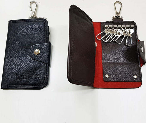 Portachiavi Uomo Porta Chiavi Chiave Tessere Porta Carte Credito Eco Pelle Accessori Abbigliamento > Borse Uomo Trade Shop italia - Napoli, Commerciovirtuoso.it