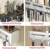 Portacoltelli Da Parete Multifunzione Portautensili Oggetti Da Cucina Organizer Casa e cucina/Utensili da cucina/Coltelli da cucina/Ceppi portacoltelli vuoti Trade Shop italia - Napoli, Commerciovirtuoso.it