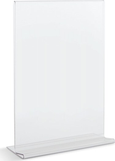 Portadepliant con base a T - A5 - 15x21 cm - Lebez Cancelleria e prodotti per ufficio/Archivio ufficio e accessori per scrivania/Accessori da scrivania e archiviazione/Portabrochure Eurocartuccia - Pavullo, Commerciovirtuoso.it