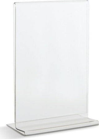 Portadepliant con base a T - A6 - 10 5x15 cm - Lebez Cancelleria e prodotti per ufficio/Archivio ufficio e accessori per scrivania/Accessori da scrivania e archiviazione/Portabrochure Eurocartuccia - Pavullo, Commerciovirtuoso.it