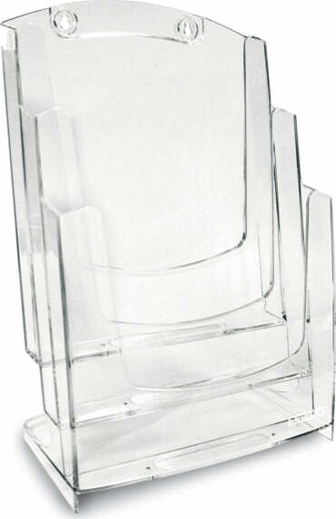 Portadepliant modulare - 3 tasche A4 - 23 7x35 7x18 2 cm - Arda Cancelleria e prodotti per ufficio/Archivio ufficio e accessori per scrivania/Accessori da scrivania e archiviazione/Portabrochure Eurocartuccia - Pavullo, Commerciovirtuoso.it