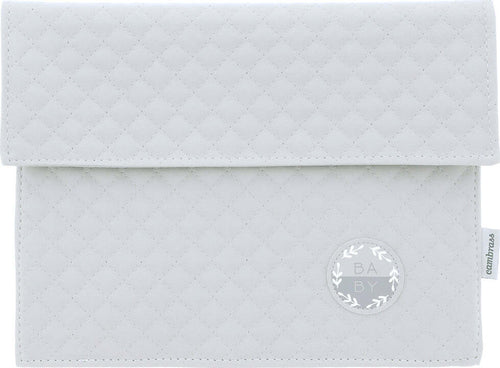 Portadocumenti Sara Grigio 3X17X25 Cm Prima infanzia/Maternità/Custodie per documenti maternità La Casa Del Bebè - Napoli, Commerciovirtuoso.it