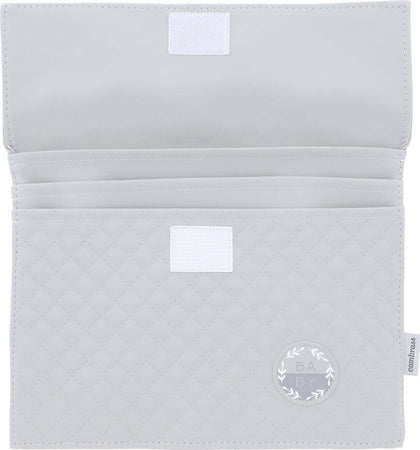 Portadocumenti Sara Grigio 3X17X25 Cm Prima infanzia/Maternità/Custodie per documenti maternità La Casa Del Bebè - Napoli, Commerciovirtuoso.it