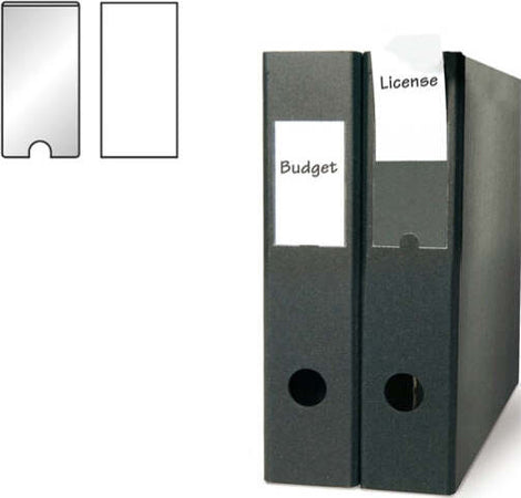 Portaetichette adesivo - PPL - 46x75 mm - trasparente - 3L - conf. 6 pezzi Cancelleria e prodotti per ufficio/Archivio ufficio e accessori per scrivania/Etichette divisori per schedario e timbri/Etichette ed etichette adesive/Portaetichette Eurocartuccia - Pavullo, Commerciovirtuoso.it