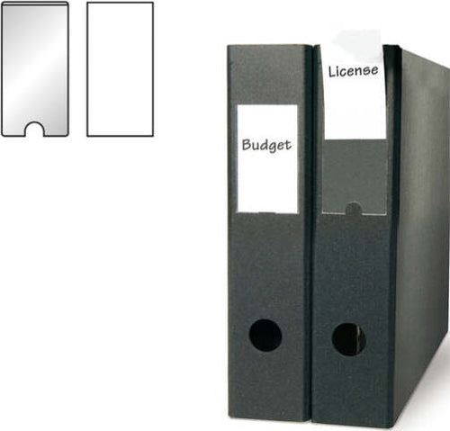 Portaetichette adesivo - PPL - 55x150 mm - trasparente - 3L - conf. 6 pezzi Cancelleria e prodotti per ufficio/Archivio ufficio e accessori per scrivania/Etichette divisori per schedario e timbri/Etichette ed etichette adesive/Portaetichette Eurocartuccia - Pavullo, Commerciovirtuoso.it