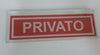 PORTAETICHETTE PRIVATO ADESIVE IN PVC ETICHETTA INTERNA INTERCAMBIABILE  Trade Shop italia - Napoli, Commerciovirtuoso.it
