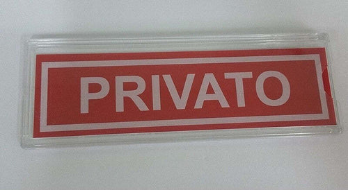 PORTAETICHETTE PRIVATO ADESIVE IN PVC ETICHETTA INTERNA INTERCAMBIABILE  Trade Shop italia - Napoli, Commerciovirtuoso.it