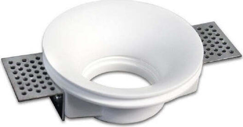 Portafaretto-A-Incasso-In-Gesso-Scomparsa-Tondo-Supporto-Faretto-Gu10-Gs-13