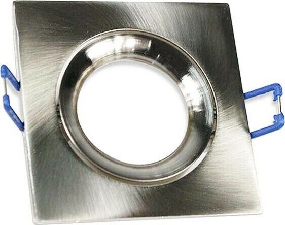 Portafaretto-A-Incasso-Quadrato-.-Orientabile-Porta-Faretto-Gu10-Argento-P20-Universo