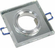 Portafaretto Da Incasso Quadrato In Vetro Effetto Specchio Foro 60mm Argento P18 Casa, arredamento e bricolage > Illuminazione da interno > Portafaretti Trade Shop italia - Napoli, Commerciovirtuoso.it
