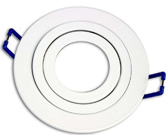 Portafaretto Da Incasso Rotondo Bianco Orientabile Supporto Per Faretto P11 Casa, arredamento e bricolage > Illuminazione da interno > Portafaretti Trade Shop italia - Napoli, Commerciovirtuoso.it