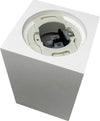 Portafaretto-Da-Soffitto-In-Gesso-Attacco-Gu10-Porta-Faretto-A-Cubo-Bianco-Universo