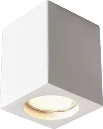 Portafaretto-Gesso-Da-Soffitto-Gu10-Porta-Faretto-Quadrato-Bianco-Verniciabile