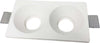 Portafaretto Gesso Doppio Rotondo Incasso A Scomparsa 2 Portalampada Gu10 Gs-24 Casa, arredamento e bricolage > Illuminazione da interno > Portafaretti Trade Shop italia - Napoli, Commerciovirtuoso.it