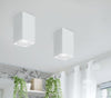 Portafaretto-In-Gesso-A-Soffitto-Gu10-Porta-Faretto-Quadrato-Bianco-Verniciabile