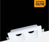 Portafaretto In Gesso Doppio Quadrato Incasso A Scomparsa Portalampada Gu10 Gs23 Casa, arredamento e bricolage > Illuminazione da interno > Portafaretti Trade Shop italia - Napoli, Commerciovirtuoso.it