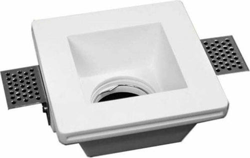 Portafaretto Incasso Gesso Scomparsa Quadrato 120x120mm Supporto Faretti Gs-01 Illuminazione/Illuminazione per interni/Luci da incasso Trade Shop italia - Napoli, Commerciovirtuoso.it