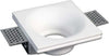 Portafaretto-Incasso-Gesso-Scomparsa-Quadrato-Verniciabile-Supporto-Faretti-Gs14