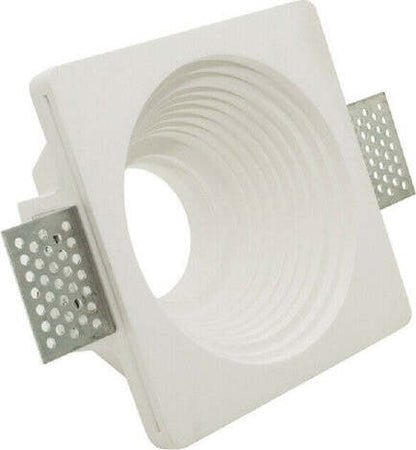 Portafaretto-Incasso-In-Gesso-A-Scomparsa-Per-Faretto-Gu10-Con-Motivo-Tondo-Gs18