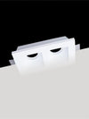 Portafaretto-Incasso-In-Gesso-Scomparsa-Doppio-Diffusore-Quadrato-Gu10-Gs24