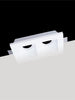 Portafaretto-Incasso-In-Gesso-Scomparsa-Doppio-Diffusore-Quadrato-Gu10-Gs24
