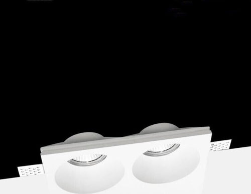 Portafaretto-Incasso-In-Gesso-Scomparsa-Doppio-Diffusore-Tondo-Attacco-Gu10-Gs23