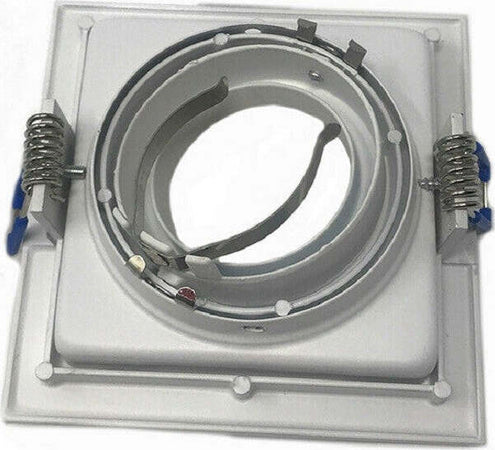 Portafaretto Incasso Quadrato Acciaio P23 Orientabile Supporto Faretto Porta Faretti Casa, arredamento e bricolage > Illuminazione da interno > Portafaretti Trade Shop italia - Napoli, Commerciovirtuoso.it