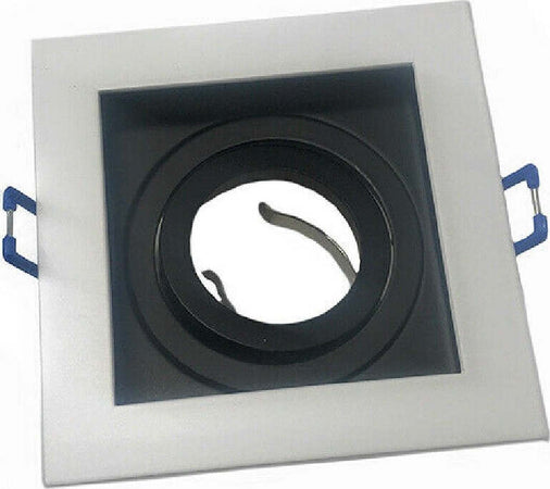 Portafaretto Incasso Quadrato Acciaio P23 Orientabile Supporto Faretto Porta Faretti Casa, arredamento e bricolage > Illuminazione da interno > Portafaretti Trade Shop italia - Napoli, Commerciovirtuoso.it