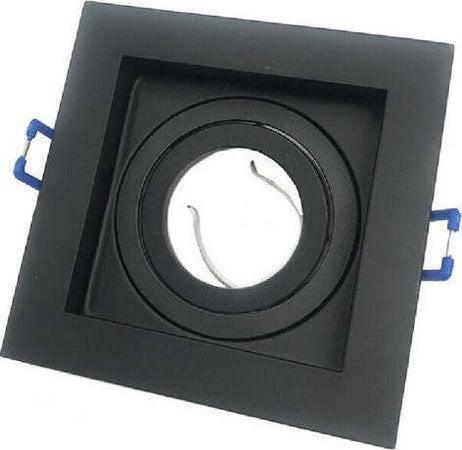 Portafaretto-Incasso-Quadrato-Acciaio-P23-Orientabile-Supporto-Faretto-Porta-Faretti