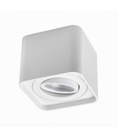 Portafaretto Orientabile Da Soffitto Bianco Per Faretto Gu10 / Gu5.3 P34-gu10-b1